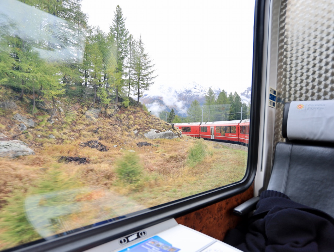 Bernina Express: Von Chur nach Tirano.