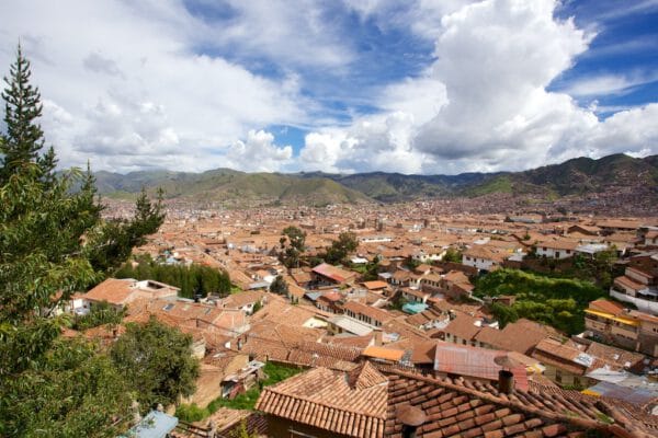 Über den Dächern von Cusco.